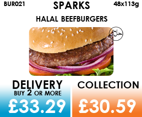 Sparks Halal beefburgers