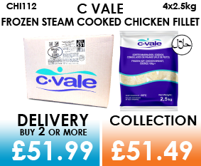 C Vale steam cooked chicken fillet 