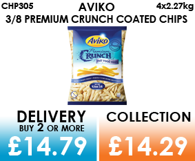 Aviko premium crunch 3/8 chips