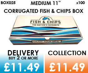 medium corrugated fish box