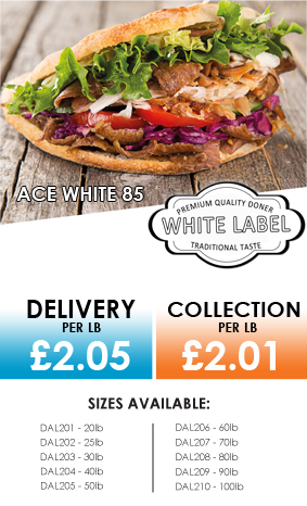 Ace White Label 85% Doner Kebab