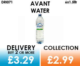 avant water 1.5 litre bottle