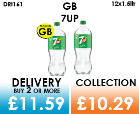 gb 7up 1.5 litre bottles