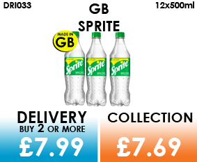 gb sprite 500ml bottles