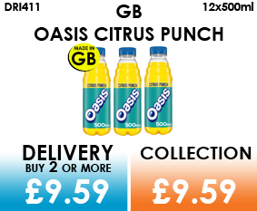 gb oasis citrus punch 500ml bottles