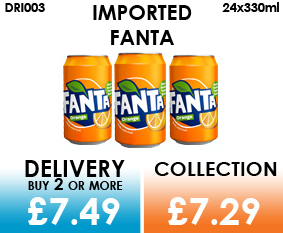 imported fanta cans
