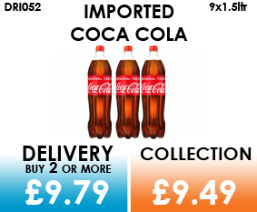 imported coca cola bottles