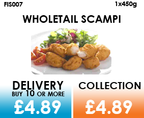 wholetail scampi