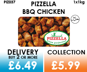 pizzella halal bbq chicken