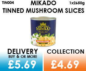 mikado tinned mushroom slices