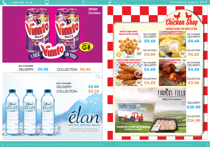 Leaders in Food Service, N & B Foods LTD Food Supplier